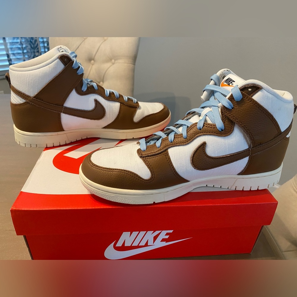 Nike Dunk High Retro Premium Men’s Shoes Pecan/Worn Blue/Off Noir/Sail size 9.5